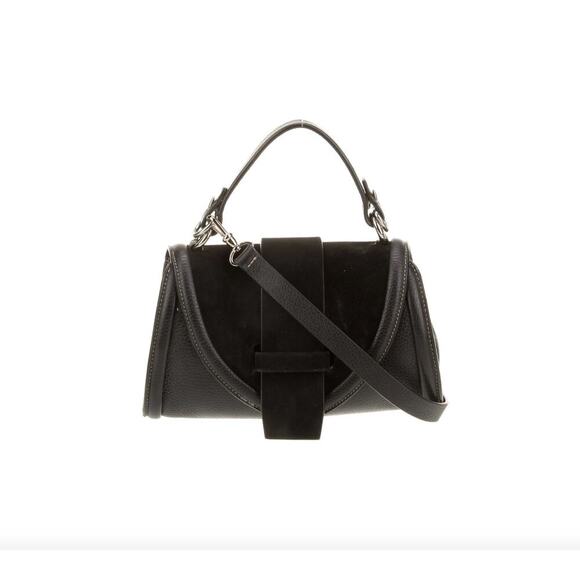 Laurent Effel Leather Top Handle Bag | Black | Elegant & Functional - Picture 1 of 5